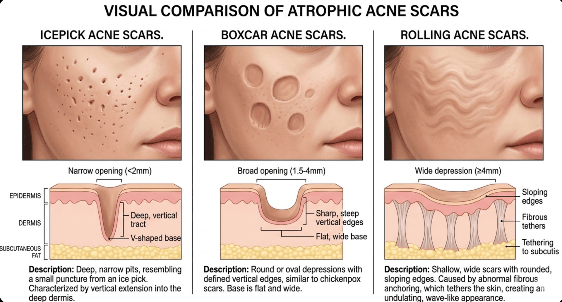 Types of Acne Scars